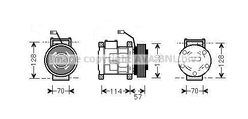 AVA QUALITY COOLING Kompresors, Gaisa kond. sistēma JEAK034